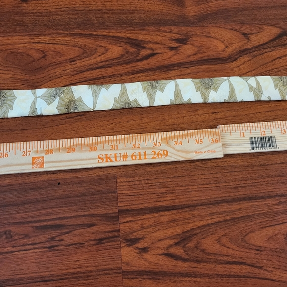 Harley Davidson Silk Tie Cream and nude Ralph Marlin & Co - Picture 10 of 12
